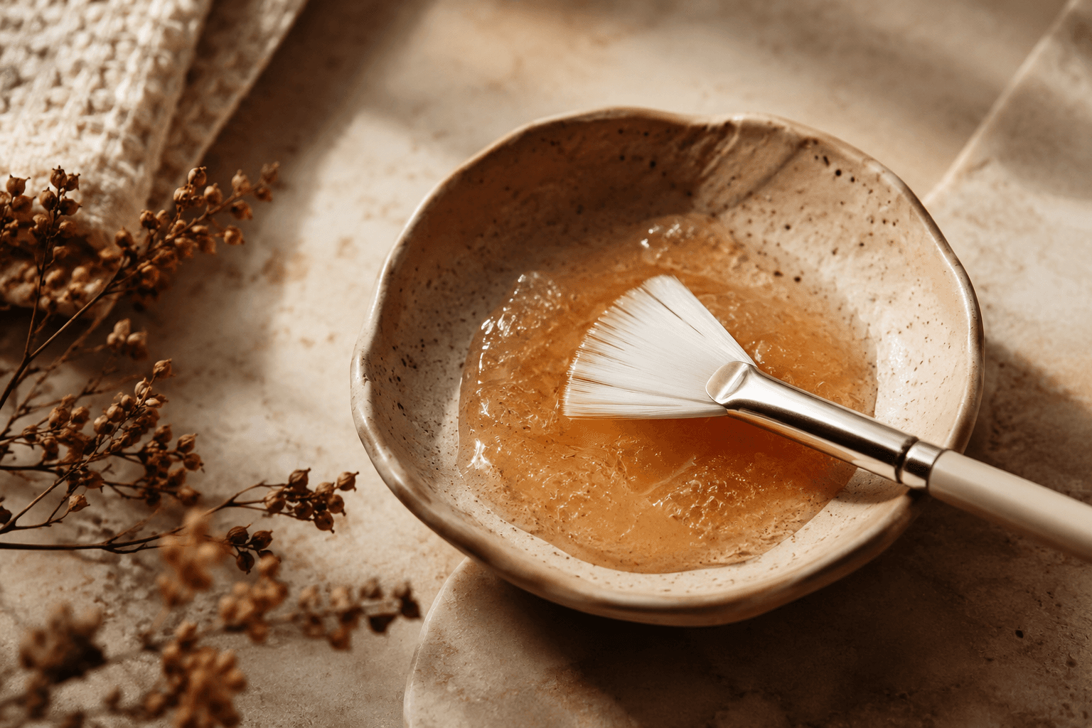 A gentle AHA peel treatment at Aleera Skin Spa